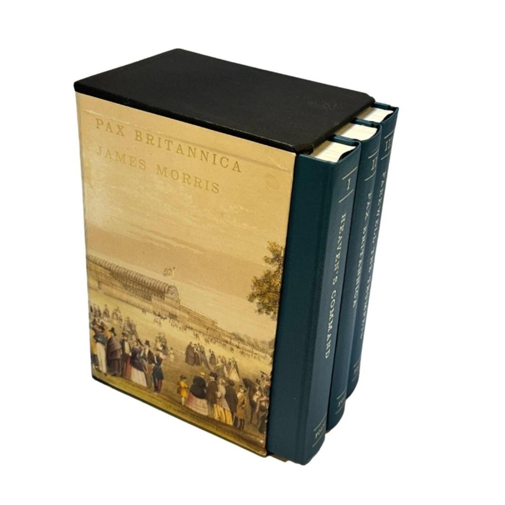 Pax Britannica Folio Society James Morris 3 Vol Set  Victorian History HC Case